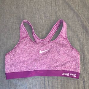 NIKE. Purple sport bra.